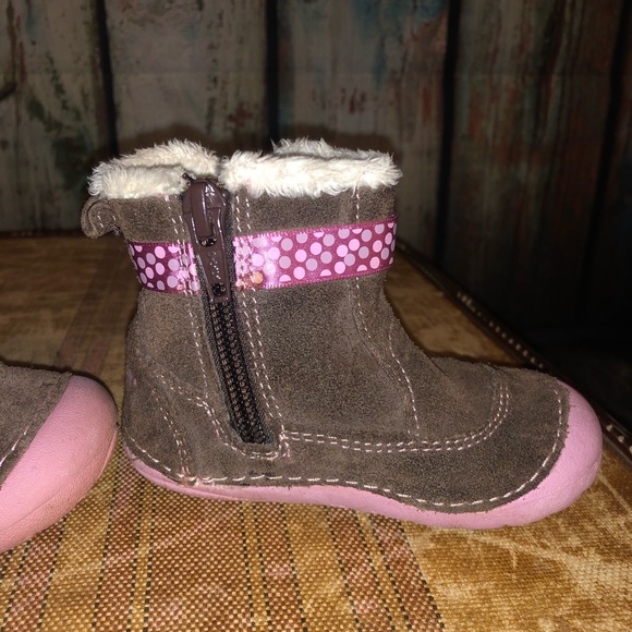 Stride Rite Shoes Adorable Stride Rite Baby Girl Brown Boots 45w